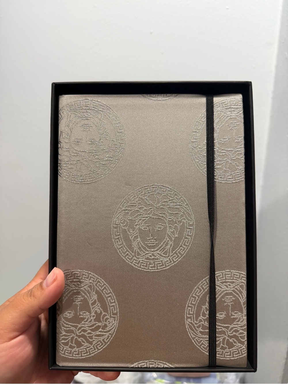 Versace Medallion Journal with Elastic Closure